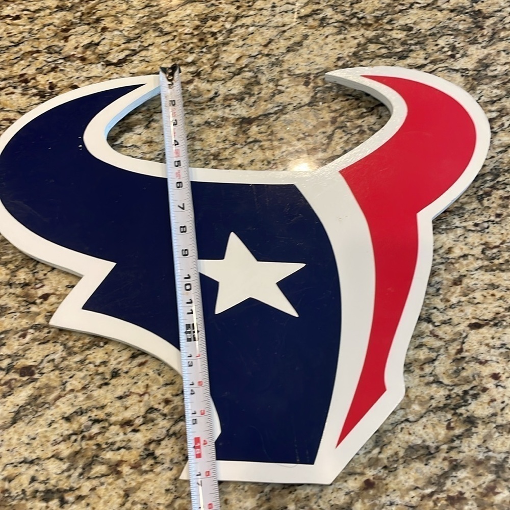 Houston Texans Logo Wooden Wall Decor - Picture 4 of 17